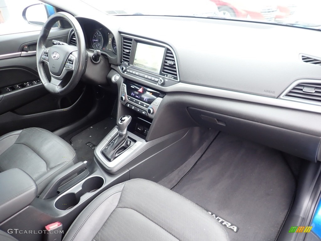 2017 Elantra Limited - Electric Blue / Black photo #12