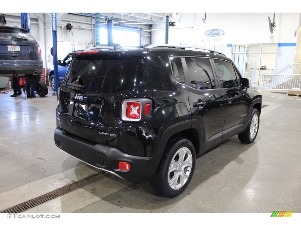 2016 Renegade Limited 4x4 - Black / Black photo #5