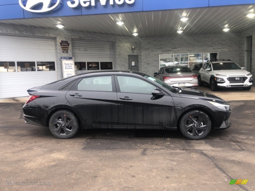 2021 Phantom Black Hyundai Elantra SEL 141093682 Photo 2 GTCarLot