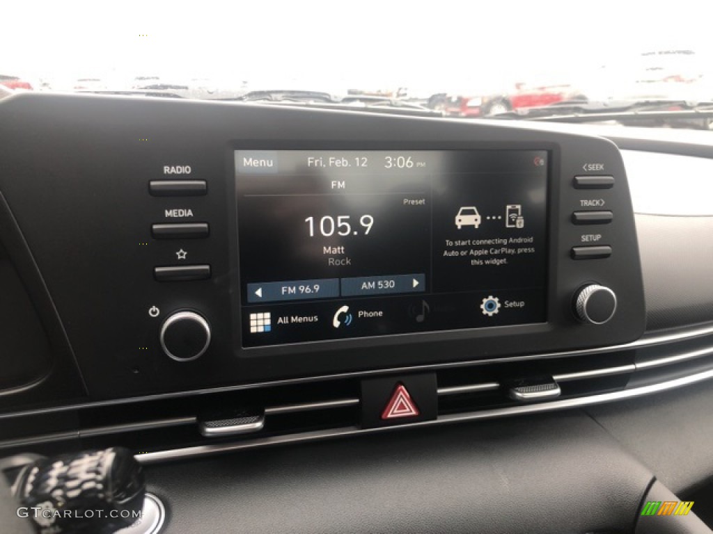 2021 Elantra SEL - Phantom Black / Black photo #7
