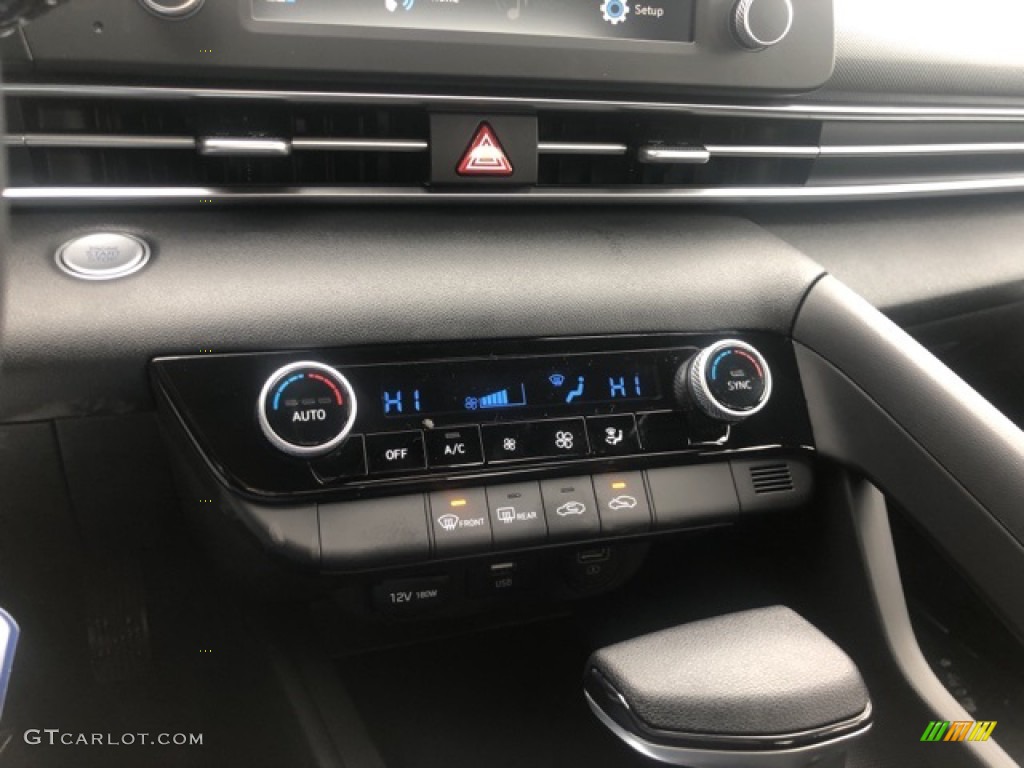 2021 Elantra SEL - Phantom Black / Black photo #8