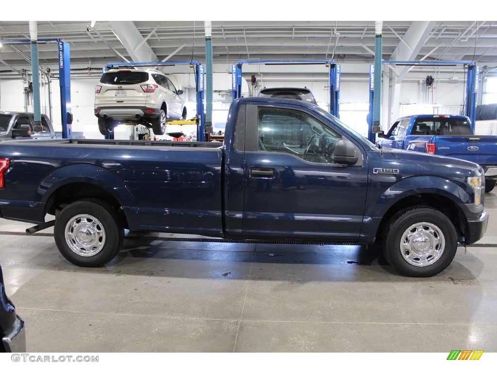 2016 F150 XL Regular Cab - Blue Jeans / Medium Earth Gray photo #4