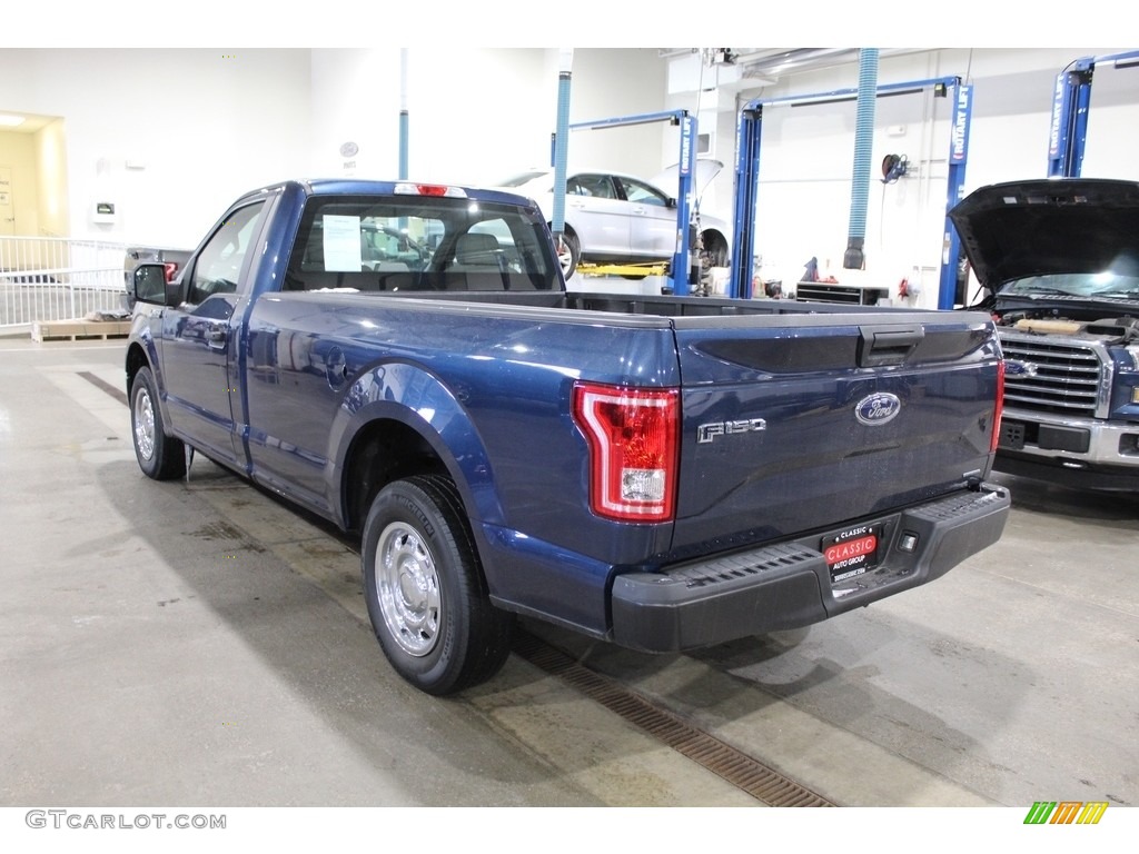 2016 F150 XL Regular Cab - Blue Jeans / Medium Earth Gray photo #7