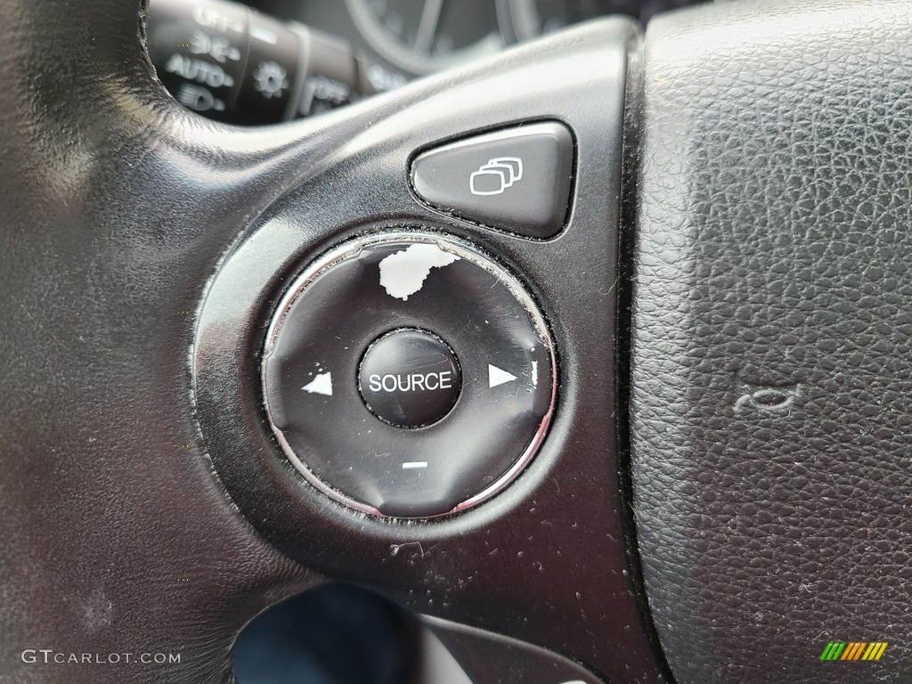 2013 Accord EX-L V6 Sedan - Crystal Black Pearl / Black photo #13