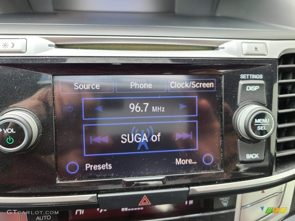 2013 Accord EX-L V6 Sedan - Crystal Black Pearl / Black photo #22