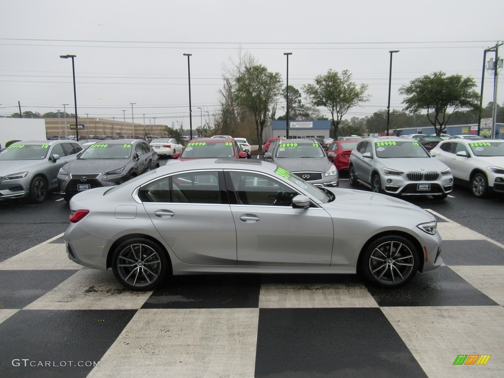 2019 3 Series 330i Sedan - Glacier Silver Metallic / Canberra Beige photo #3