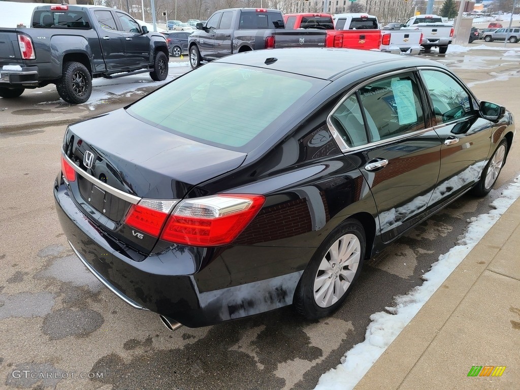 2013 Accord EX-L V6 Sedan - Crystal Black Pearl / Black photo #43