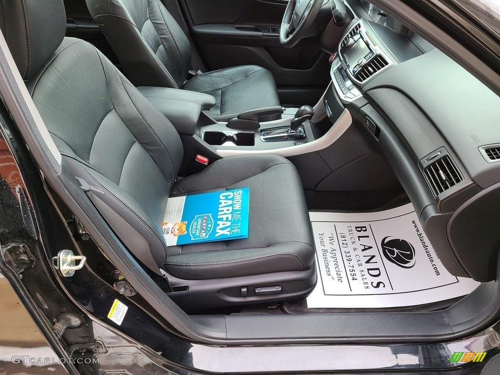 2013 Accord EX-L V6 Sedan - Crystal Black Pearl / Black photo #47