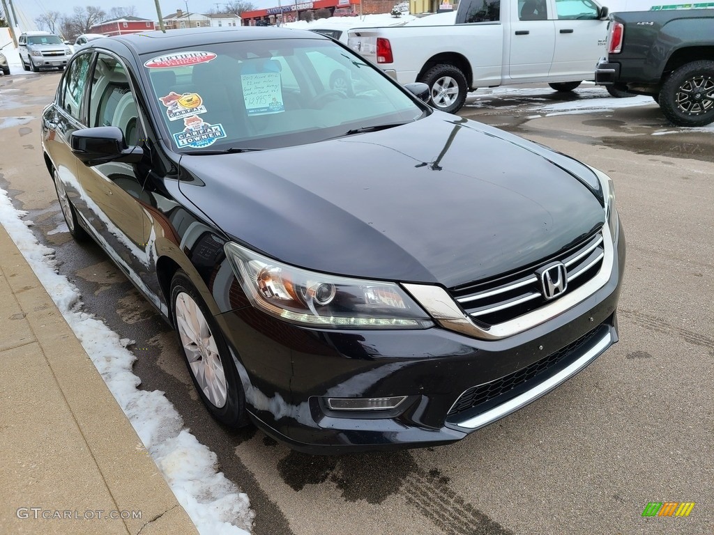 2013 Accord EX-L V6 Sedan - Crystal Black Pearl / Black photo #52