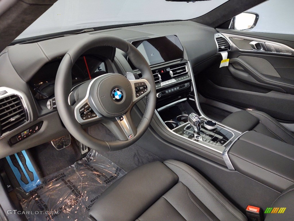 Black Interior 2021 BMW 8 Series 850i xDrive Gran Coupe Photo #141103545