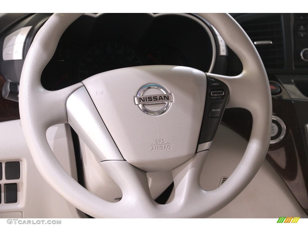 2016 Nissan Quest S Gray Steering Wheel Photo #141103944