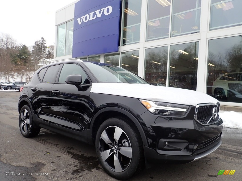 2021 XC40 T5 Momentum AWD - Black Stone / Blond/Charcoal photo #1