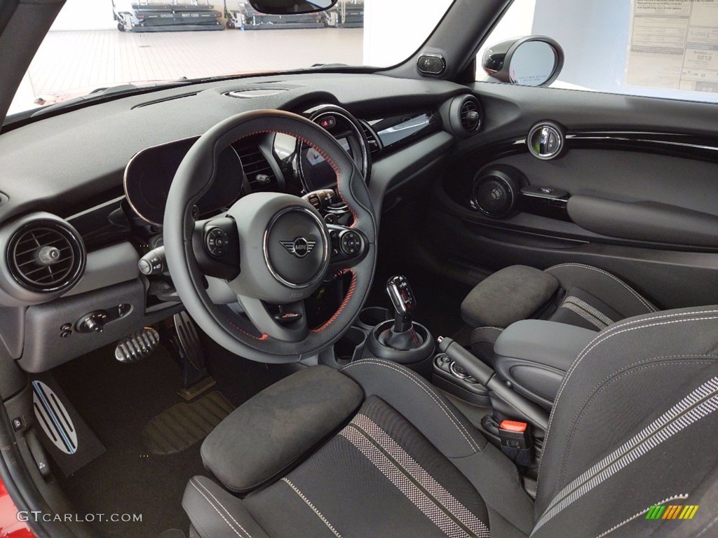 Dinamica/Carbon Black Double Stripe Interior 2021 Mini Hardtop Cooper S 2 Door Photo #141104280