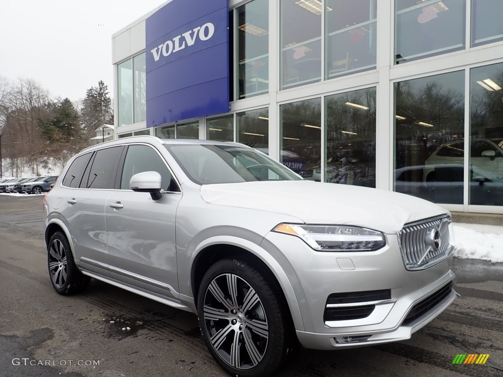 Bright Silver Metallic 2021 Volvo XC90 T6 AWD Inscription Exterior Photo #141104328