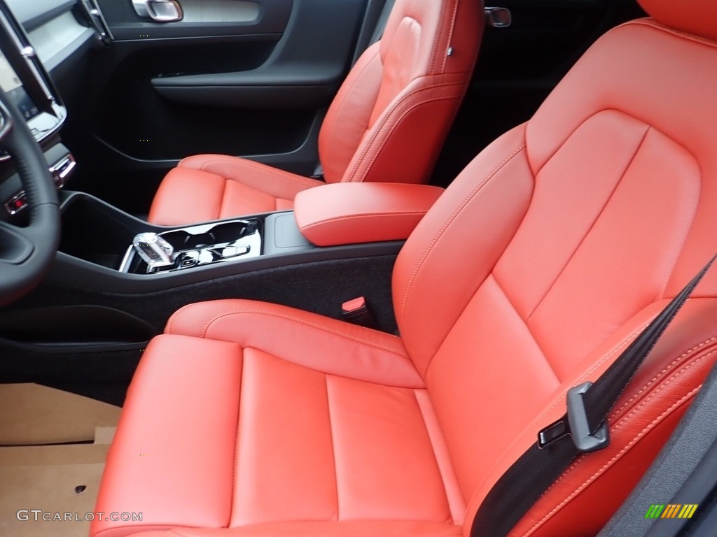 Oxide Red/Charcoal Interior 2021 Volvo XC40 T5 Inscription AWD Photo #141104580