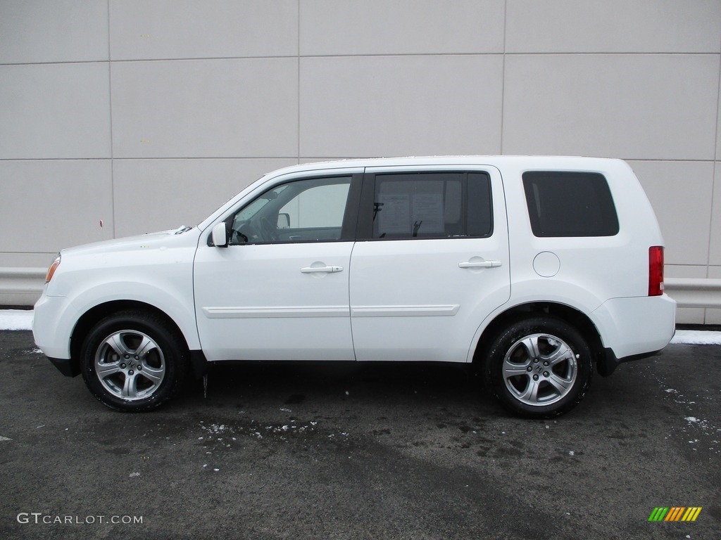 2013 Pilot EX 4WD - Taffeta White / Gray photo #2