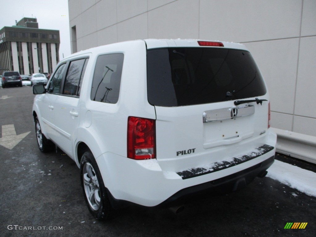 2013 Pilot EX 4WD - Taffeta White / Gray photo #3