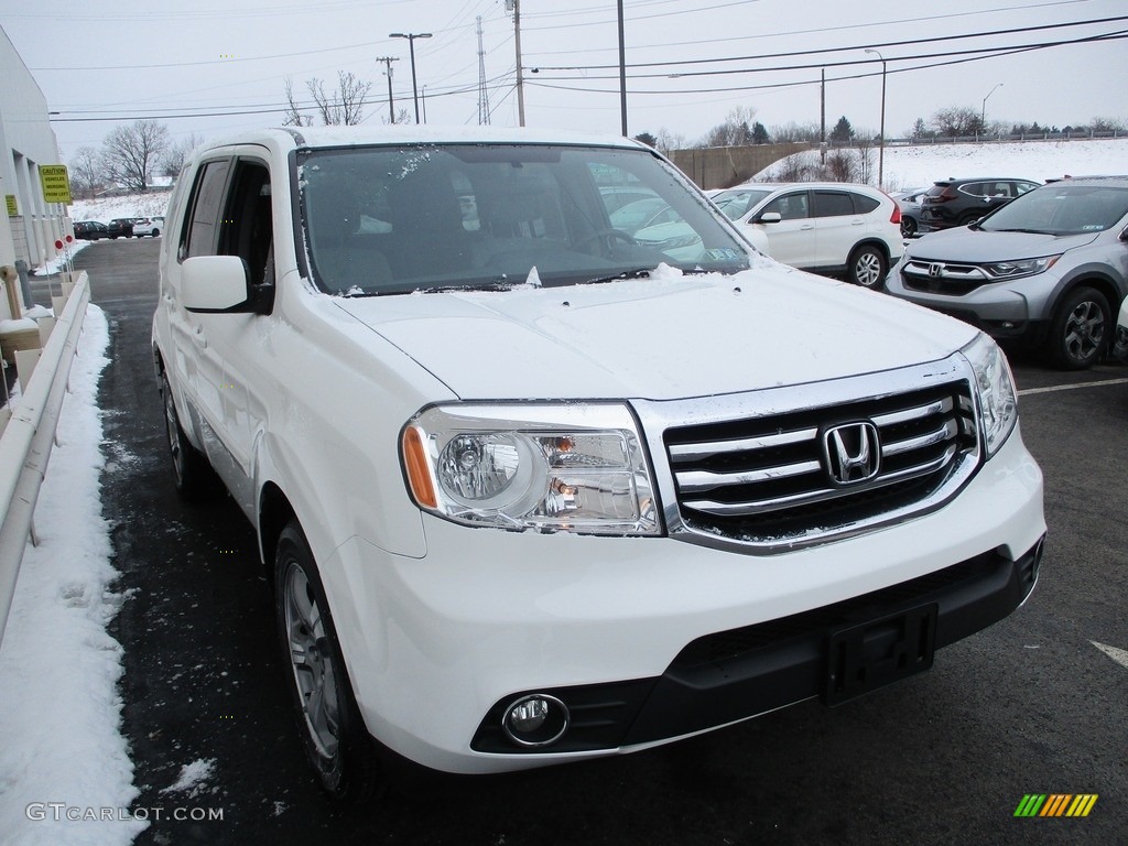 2013 Pilot EX 4WD - Taffeta White / Gray photo #6