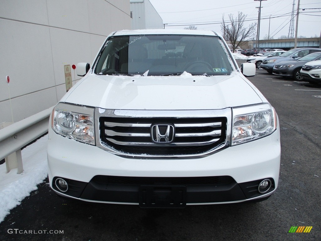 2013 Pilot EX 4WD - Taffeta White / Gray photo #7