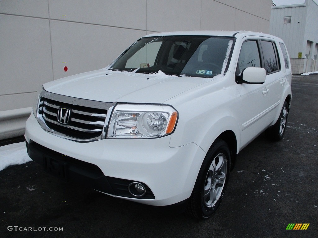 2013 Pilot EX 4WD - Taffeta White / Gray photo #8