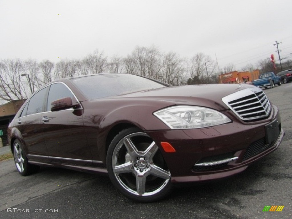 2013 S 550 Sedan - Barolo Red Metallic / Cashmere/Savanna photo #1