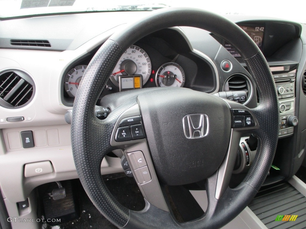 2013 Pilot EX 4WD - Taffeta White / Gray photo #13