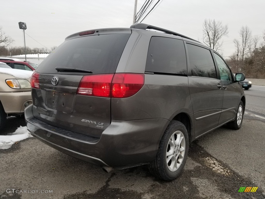 2004 Sienna LE AWD - Phantom Gray Pearl / Fawn Beige photo #3