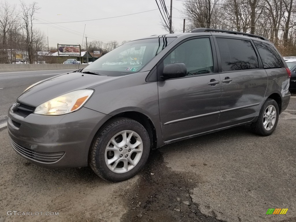 2004 Sienna LE AWD - Phantom Gray Pearl / Fawn Beige photo #7
