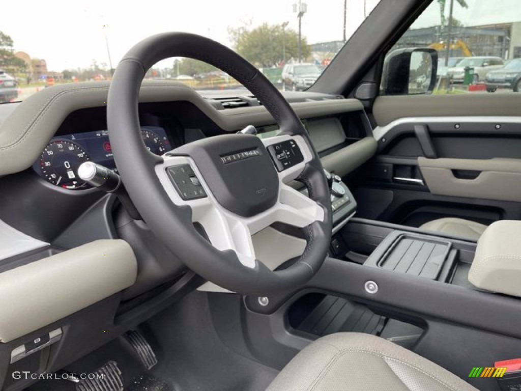 2021 Defender 110 S - Fuji White / Khaki photo #13