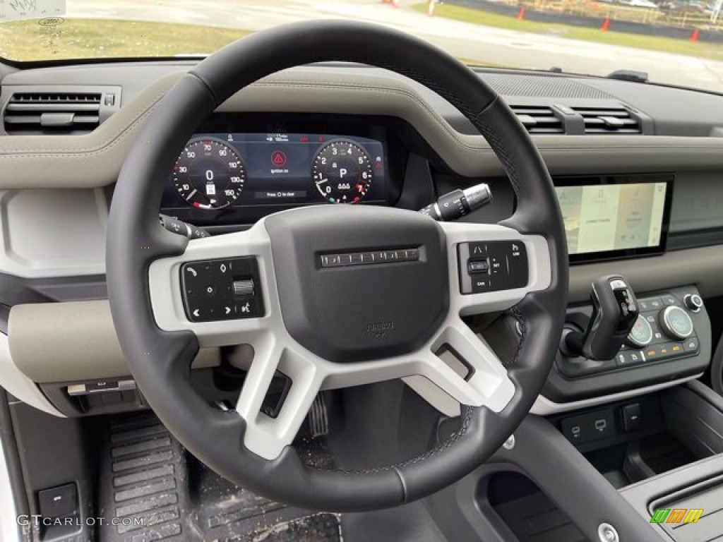 2021 Defender 110 S - Fuji White / Khaki photo #16