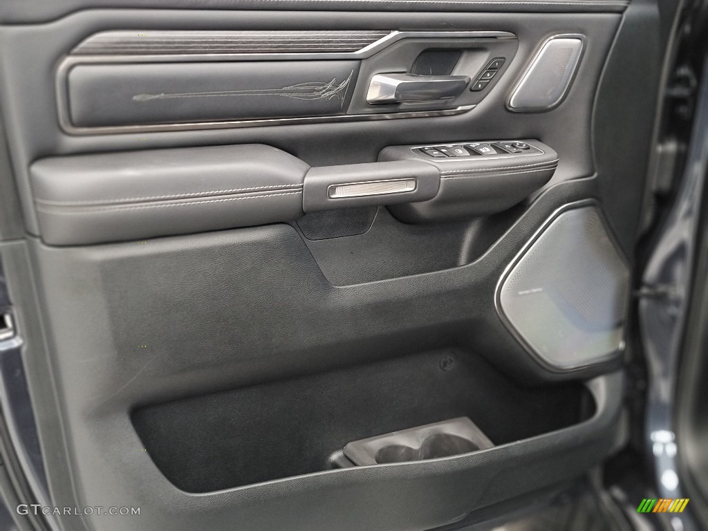 2021 Ram 1500 Limited Crew Cab 4x4 Black Door Panel Photo #141108079