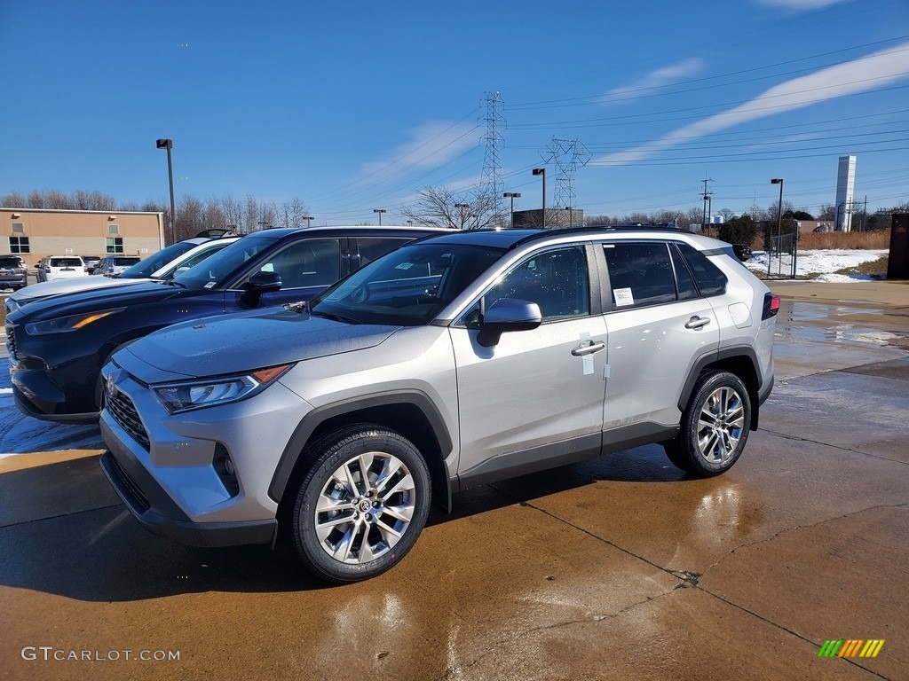 2021 RAV4 XLE Premium AWD - Silver Sky Metallic / Black photo #1