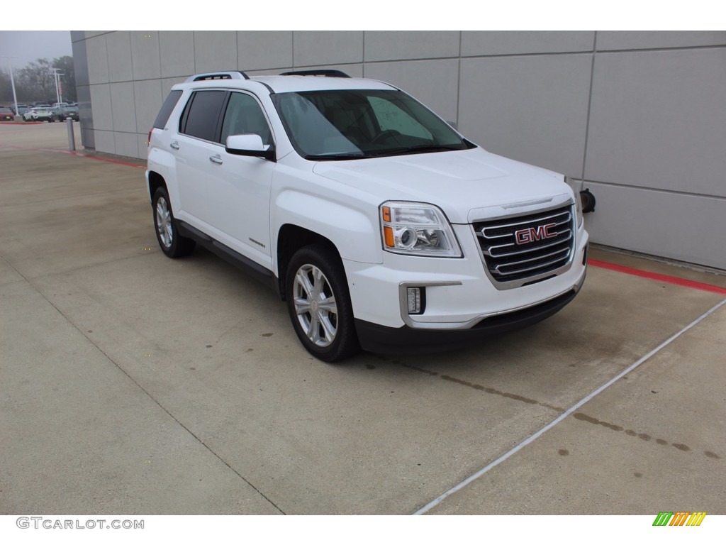 Summit White 2017 GMC Terrain SLT Exterior Photo #141108619