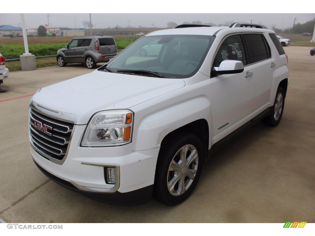 Summit White 2017 GMC Terrain SLT Exterior Photo #141108673