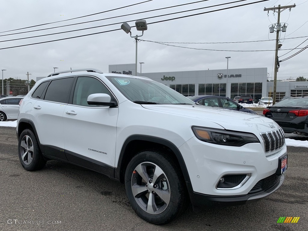 Bright White 2021 Jeep Cherokee Limited 4x4 Exterior Photo #141109217