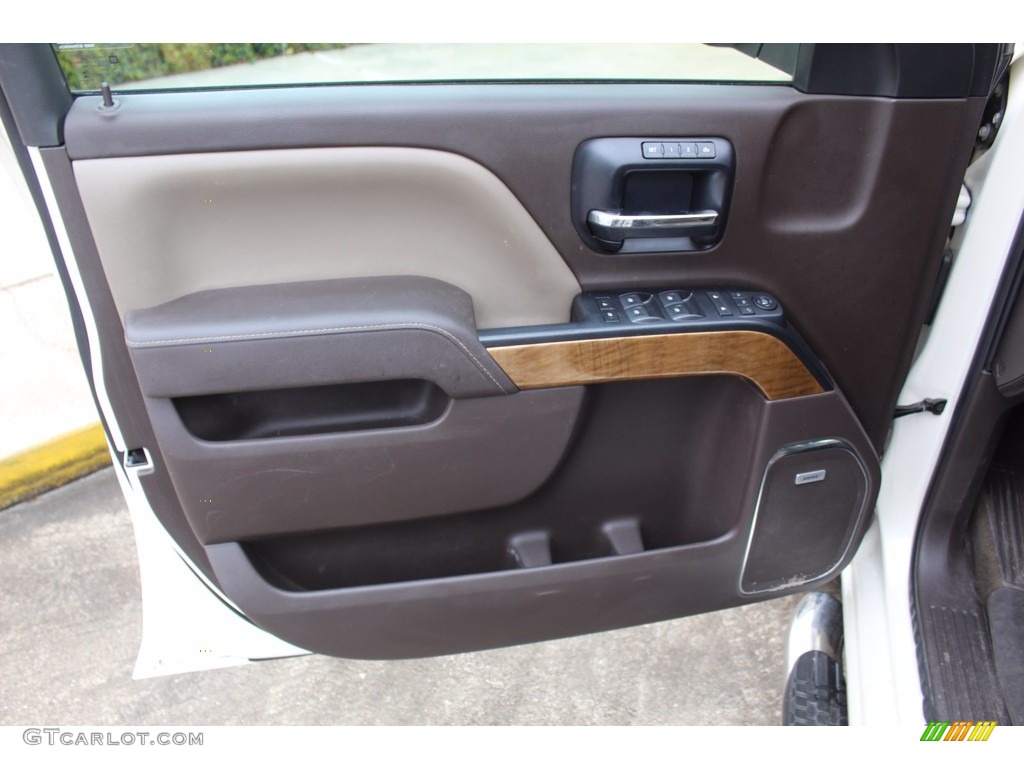 2014 Silverado 1500 LTZ Crew Cab - White Diamond Tricoat / Cocoa/Dune photo #10