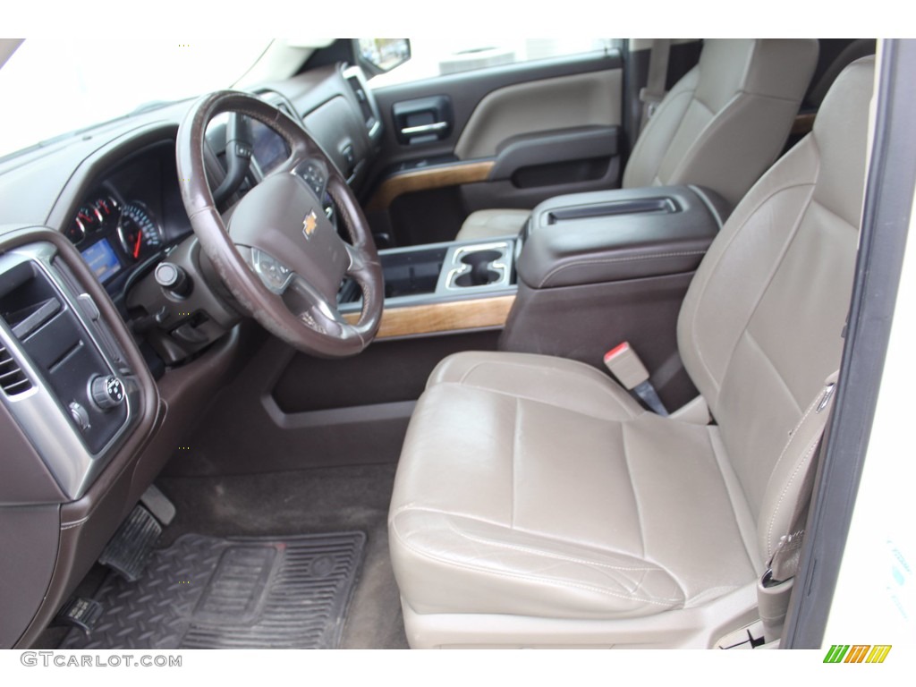 2014 Silverado 1500 LTZ Crew Cab - White Diamond Tricoat / Cocoa/Dune photo #11