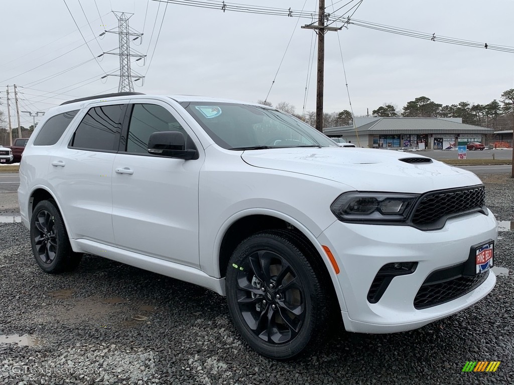 2021 Durango GT AWD - Vice White / Black photo #1