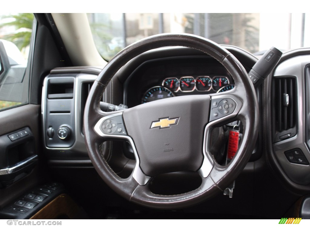 2014 Silverado 1500 LTZ Crew Cab - White Diamond Tricoat / Cocoa/Dune photo #22