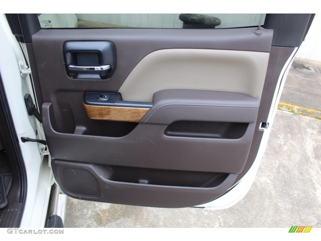 2014 Silverado 1500 LTZ Crew Cab - White Diamond Tricoat / Cocoa/Dune photo #23