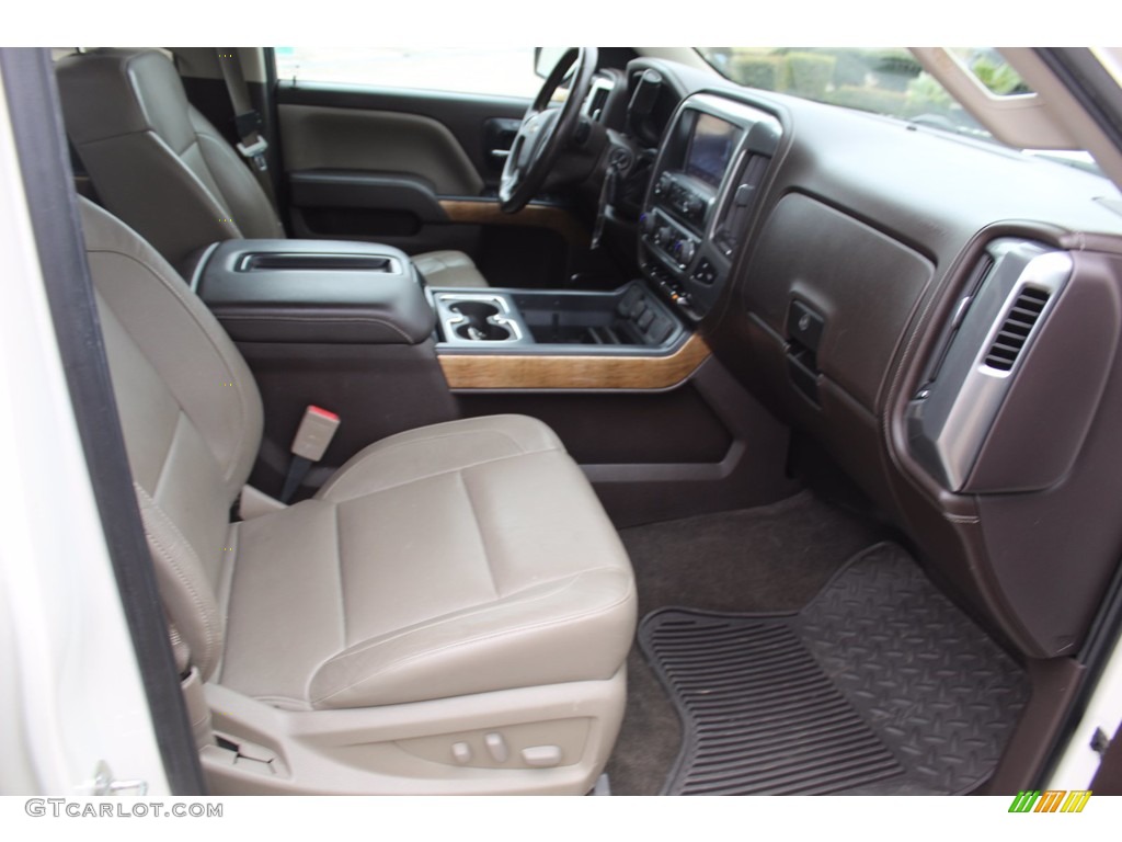 2014 Silverado 1500 LTZ Crew Cab - White Diamond Tricoat / Cocoa/Dune photo #26