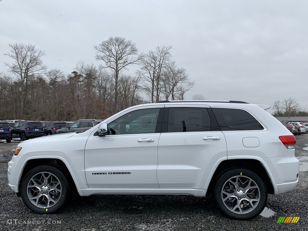 Bright White 2021 Jeep Grand Cherokee Overland 4x4 Exterior Photo #141109939