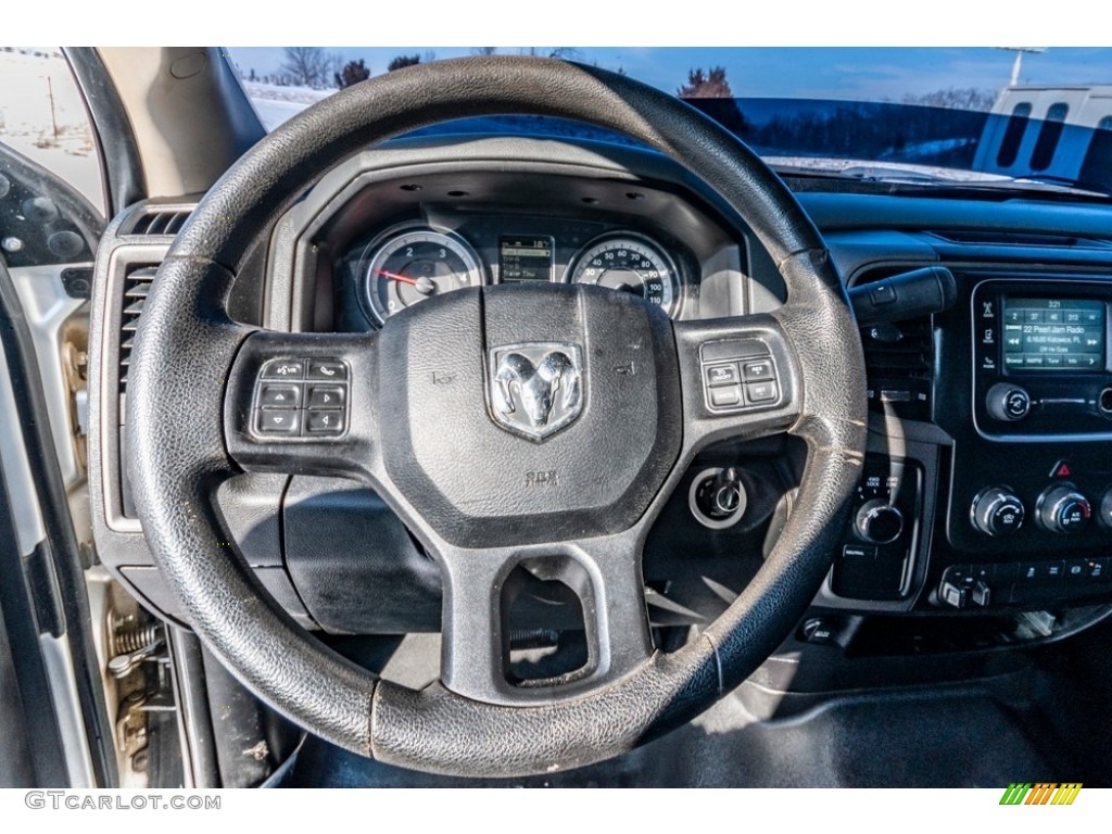 2017 3500 Tradesman Crew Cab 4x4 Dual Rear Wheel - Bright Silver Metallic / Black/Diesel Gray photo #31