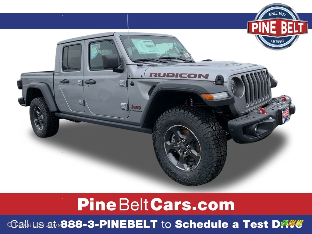2021 Gladiator Rubicon 4x4 - Billet Silver Metallic / Black photo #1