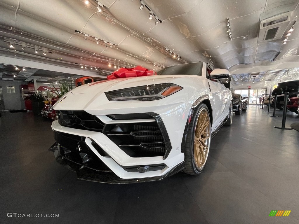 2020 Urus AWD - Bianco Icarus Metallic / Rosso Alala/Nero Ade photo #6
