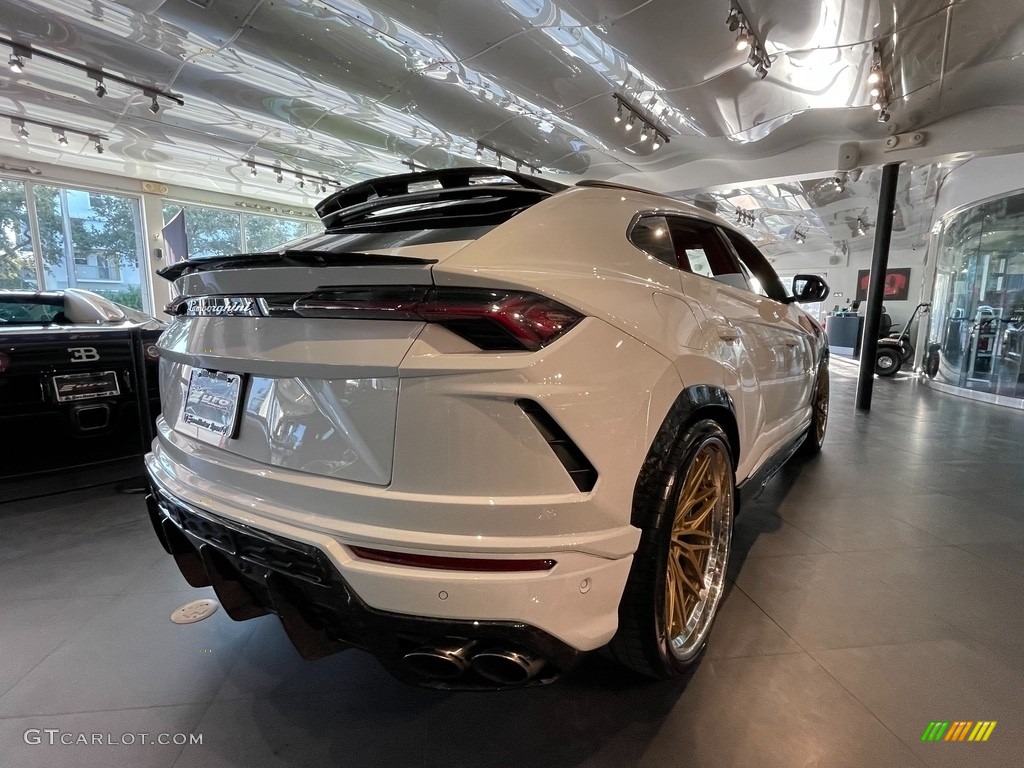 2020 Urus AWD - Bianco Icarus Metallic / Rosso Alala/Nero Ade photo #9