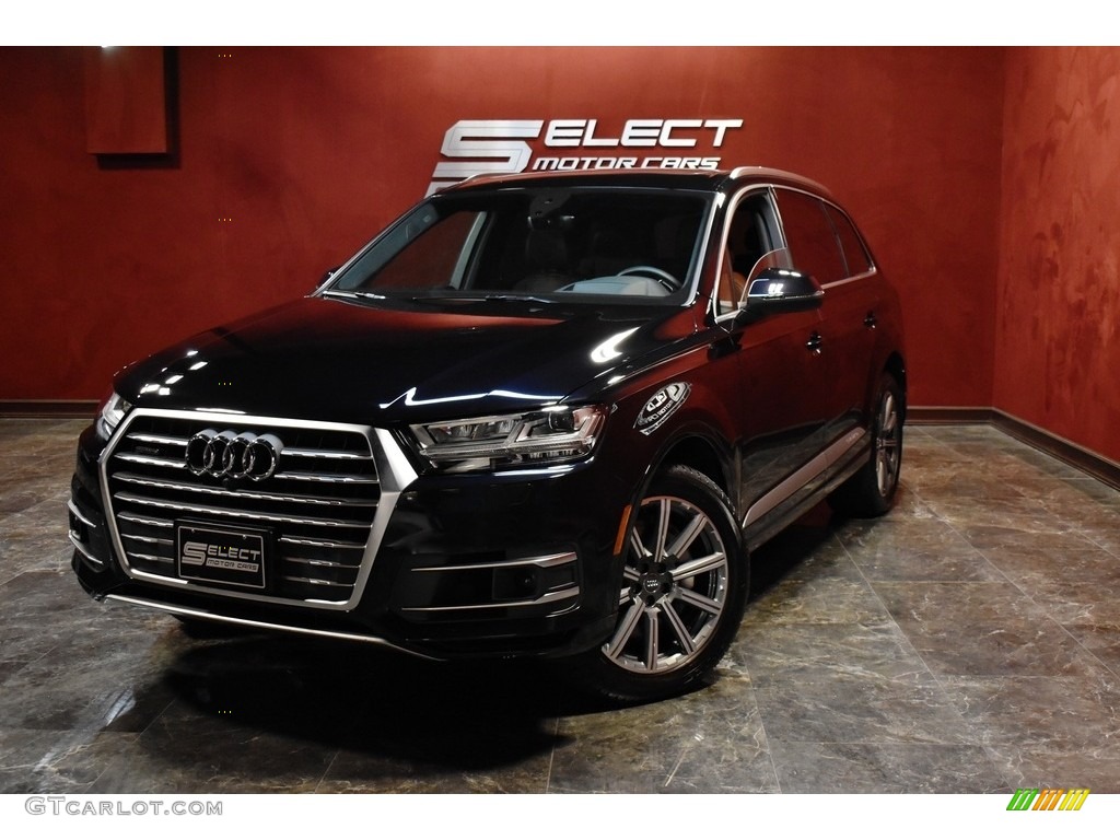 2018 Q7 3.0 TFSI Prestige quattro - Orca Black Metallic / Nougat Brown photo #1