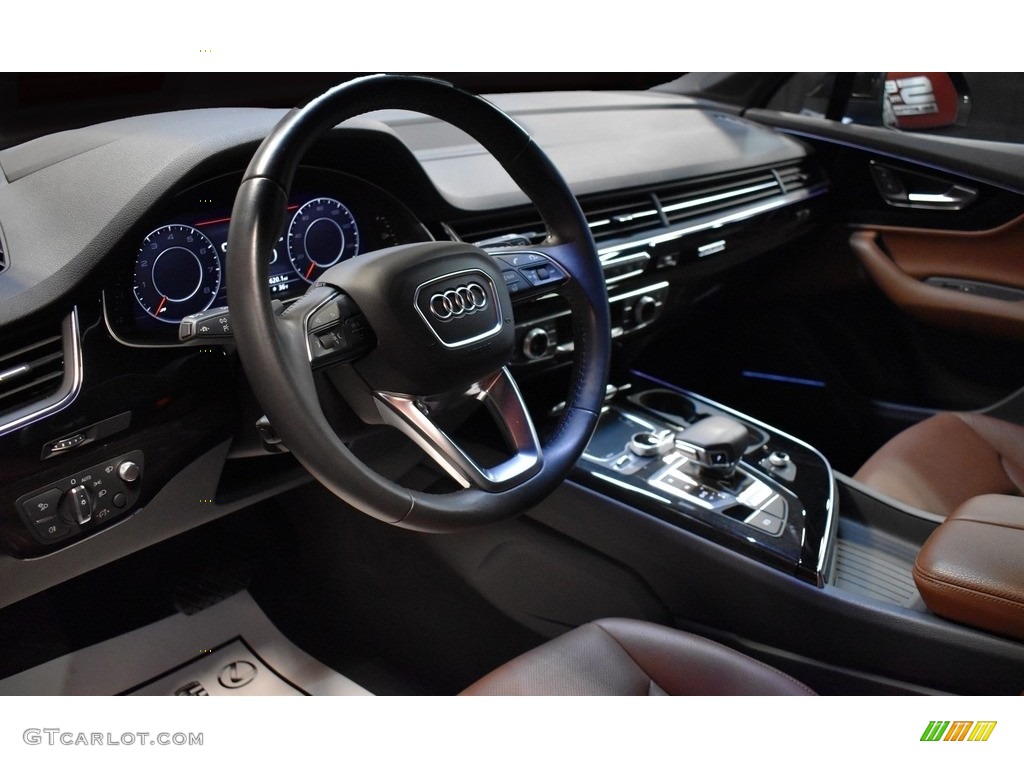 2018 Q7 3.0 TFSI Prestige quattro - Orca Black Metallic / Nougat Brown photo #10