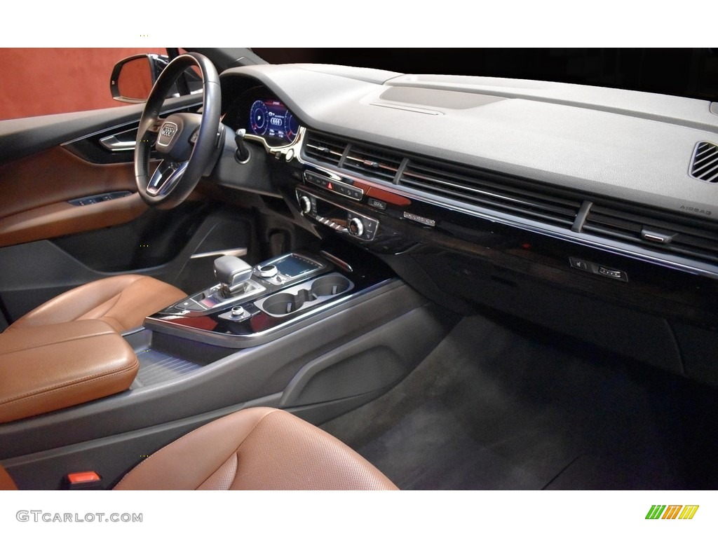 2018 Q7 3.0 TFSI Prestige quattro - Orca Black Metallic / Nougat Brown photo #16