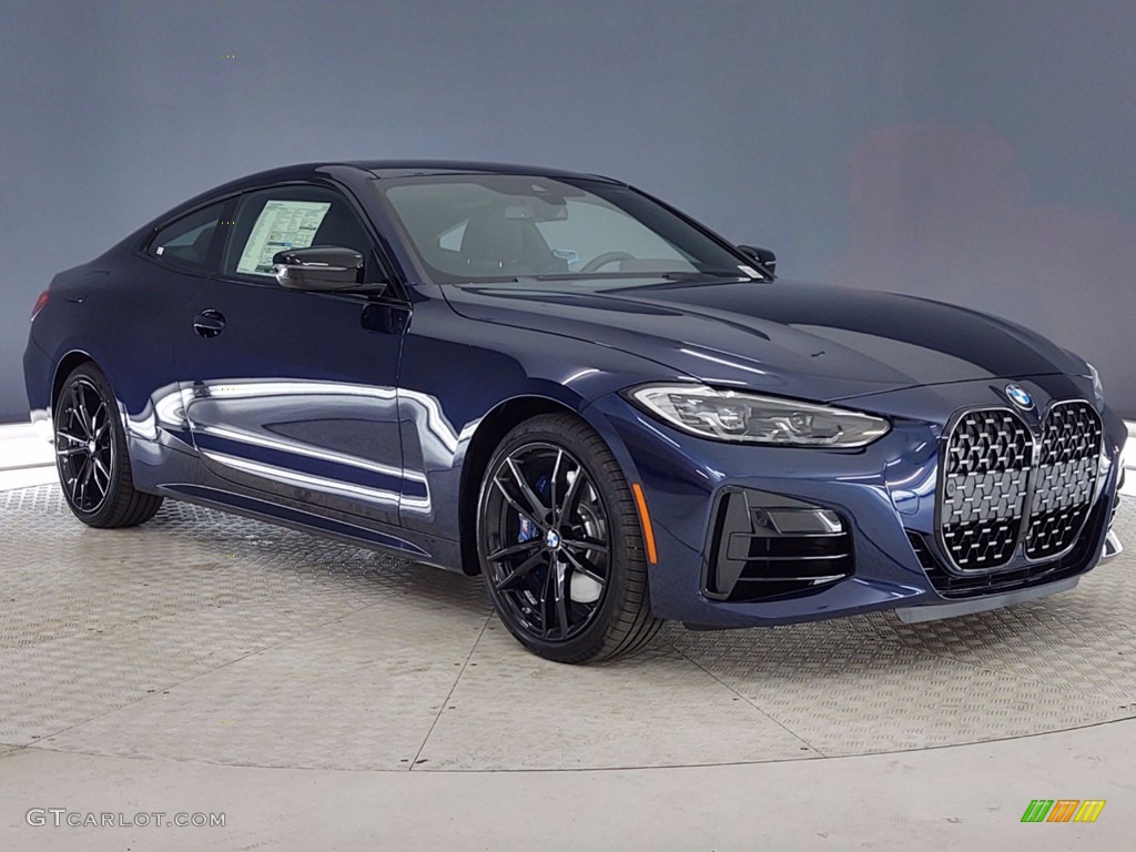 Tanzanite Blue II Metallic 2021 BMW 4 Series M440i xDrive Coupe Exterior Photo #141113341